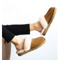 Factory Price Warm Sheepskin Women Indoor Slipper